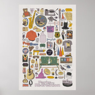 Pawnee Life Parks and Rec Item Collage Poster