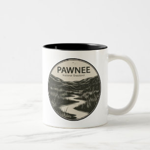 Pawnee National Grassland Colorado Stream Two-Tone Coffee Mug