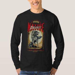 Pawnee Native American Indian Born Wolf Spirit Ret T-Shirt