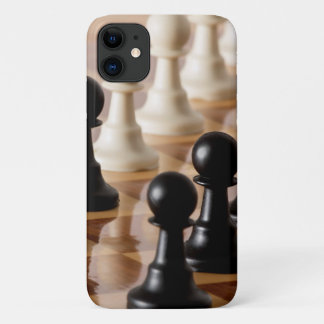 Pawns on Chess Board Case-Mate iPhone Case