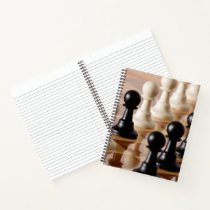 Pawns on Chess Board Notebook