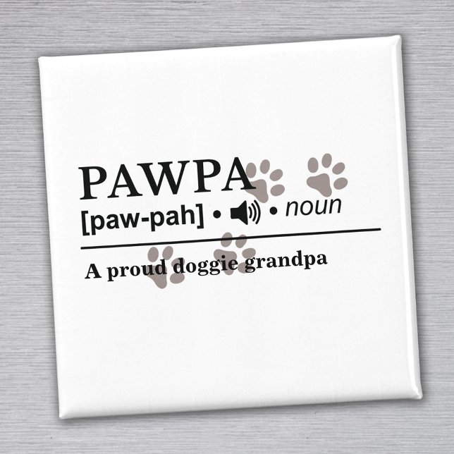 Pawpa Customised Dog Lover Magnet (Creator Uploaded)