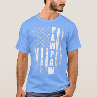 Pawpaw Gift America Flag Gift For Men Father's Day T-Shirt