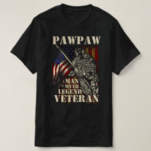 pawpaw man myth legend veteran T-Shirt