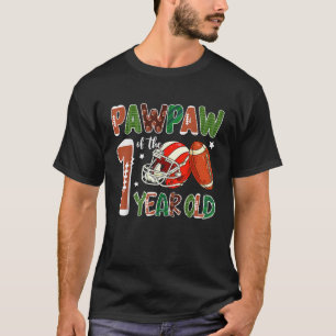 Pawpaw Of The 1 Year Old Football Themed 1st Birth T-Shirt