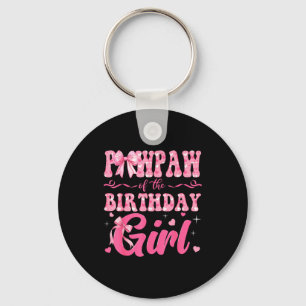 Pawpaw Of The Birthday Girl Family Nk Coquette Bow Key Ring