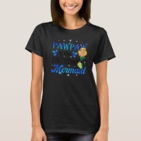 Pawpaw Of The Birthday Mermaid Family Matching Par