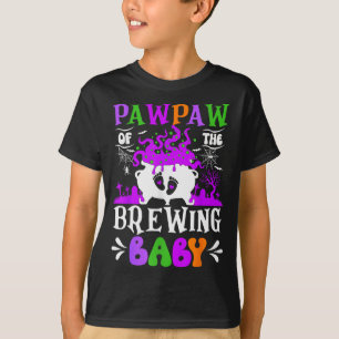 Pawpaw Of The Brewing Baby Grandpa To Be Halloween T-Shirt