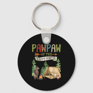 Pawpaw Of The Happy Camper First Birthday Camng  Key Ring