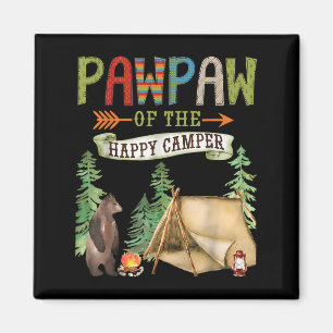 Pawpaw Of The Happy Camper First Birthday Camng Magnet