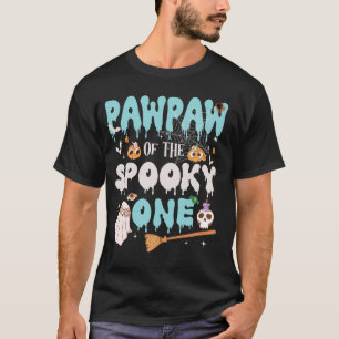Pawpaw of The Spooky One Boy 1st Birthday Hallowee T-Shirt