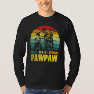 Pawpaw The Man The Myth The Legend Funny Fathers D T-Shirt