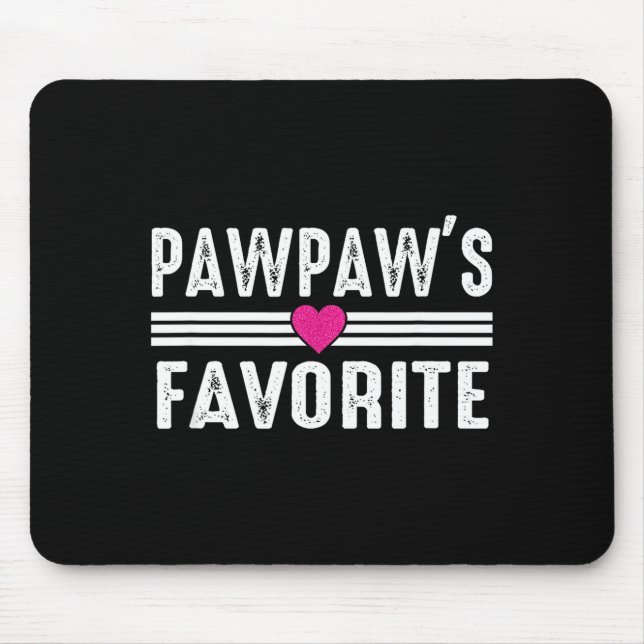 Pawpaw's Favorite  Mouse Pad (Front)