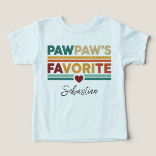 Pawpaw's Favorite Retro Simple Modern Script Name
