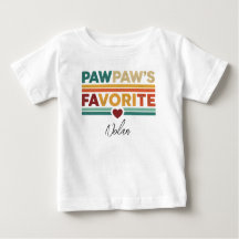 Pawpaw's Favorite Retro Simple Modern Script Name