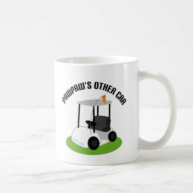 Pawpaws Other Car (Golf Cart) Coffee Mug (Right)