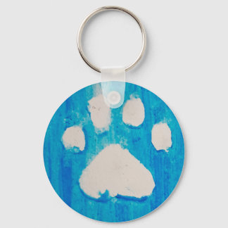 Pawprint keychain