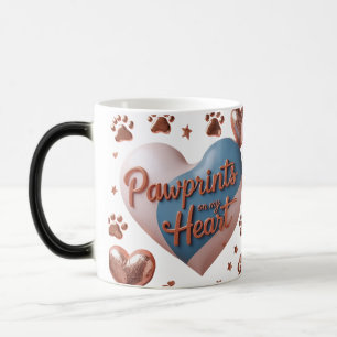 Pawprints on My Heart – Color Changing Mug (11 oz)
