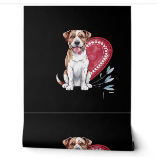 Pawprints on My Heart Dog Wallpaper
