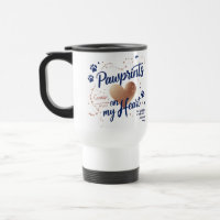 Pawprints on My Heart – Pet Lover Travel Mug