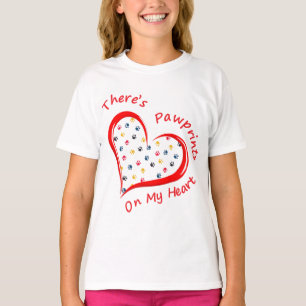 Pawprints on my Heart T-Shirt