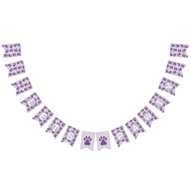 Pawprints Party Bunting (All)