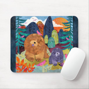 PAWS 4 A WHILE - Chow Mousepad