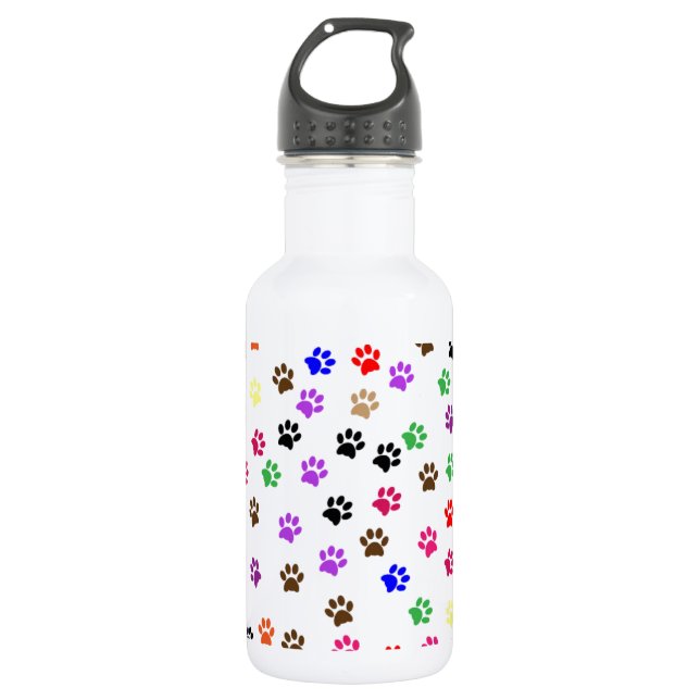Paws 532 Ml Water Bottle (Front)