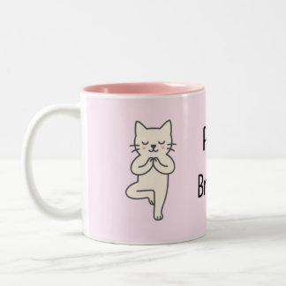 Paws and Breathe Two-Tone Coffee Mug