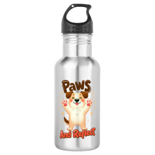 Paws And Reflect Cute Dog 532 Ml Water Bottle