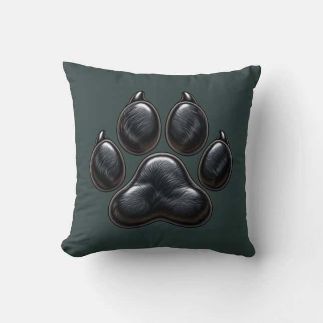 Paws Before Boots in the Sunset Cushion (Front)