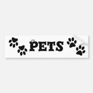 Paws Bumper Sticker