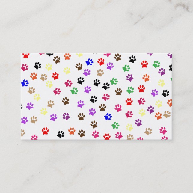 Paws Business Card (Front)