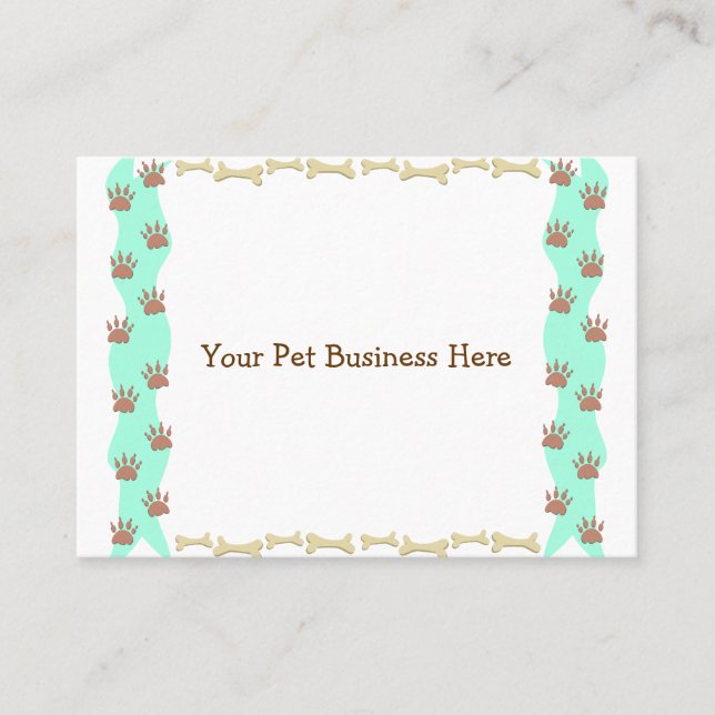 Paws Business Card (Front)