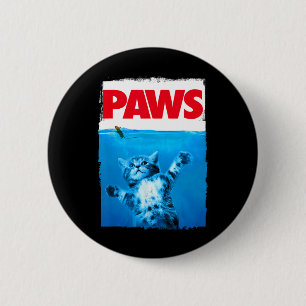 Paws Cat And Mouse Top 6 Cm Round Badge