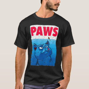Paws Cat and Mouse Top Cute Cat Parody Meow Tee