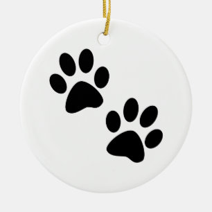 Paws Ceramic Tree Decoration