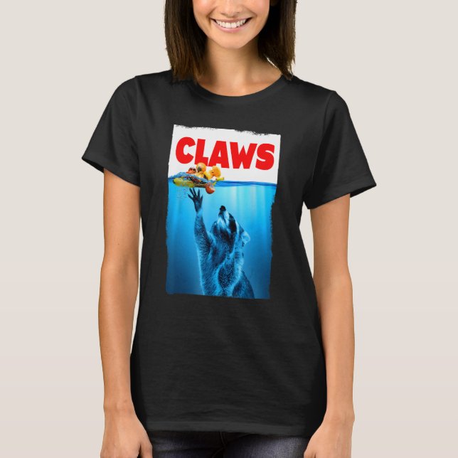 Paws Claws Trash Panda For Men Women Kids Racoon  T-Shirt (Front)