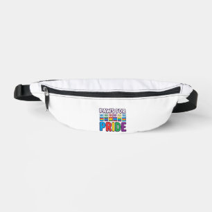 Paws for Pride Rainbow Paw Print Pet Lover Shirt_1 Bum Bags