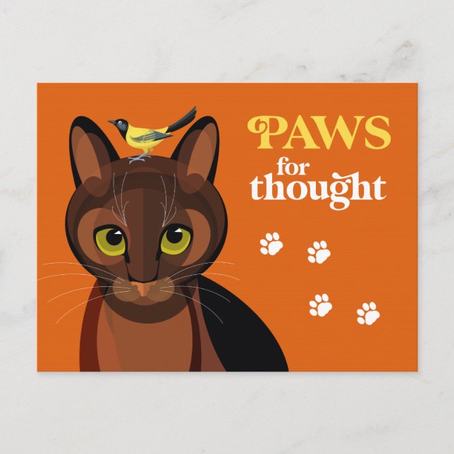 Paws for thought postcard (Front)