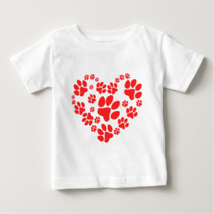 Paws Heart Baby T-Shirt