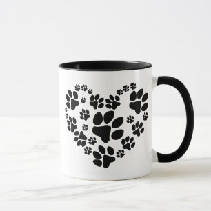Paws Heart Mug