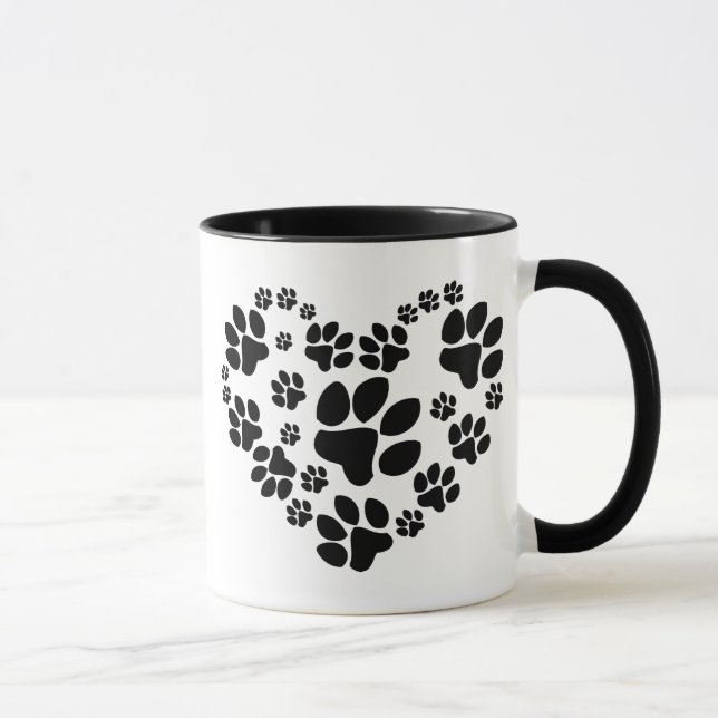 Paws Heart Mug (Right)