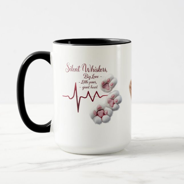 Paws & Heartbeats Mug – Furry Love in Every Sip  (Left)