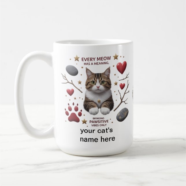 Paws & Hearts – 15 oz Classic Mug of Comfort (Left)