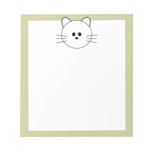Paws Here Notepad "Kitty" (Front)