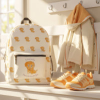 Paws-itively Perfect Cute Golden Puppy Dog Kid Art