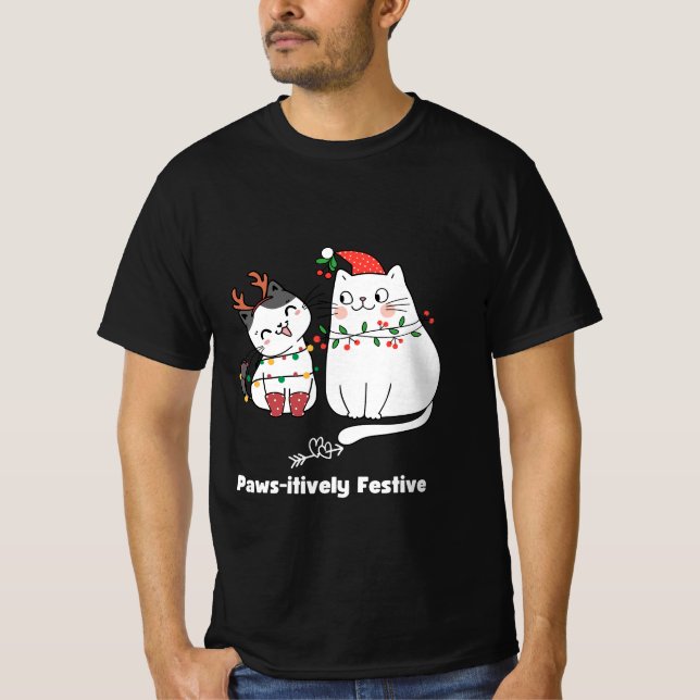 Paws-itively  T-Shirt (Front)