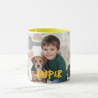 Paws-itively Yours: Personalised Dog Photo Mug