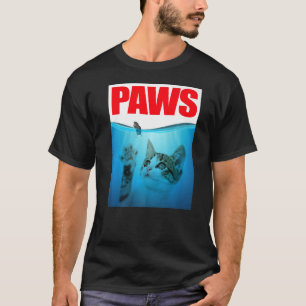 Paws Kitten Meow Parody Cat T-Shirt